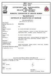 Marriage Certificate Registration Service in goregaon